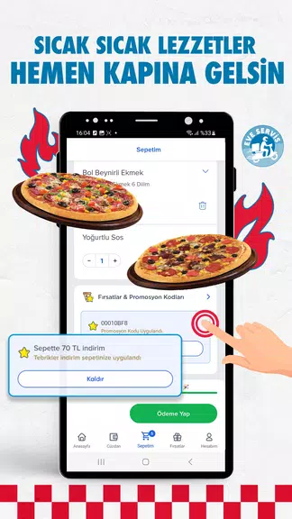 Domino's Pizza Turkey ဖန်သားပြင်ဓာတ်ပုံ 2