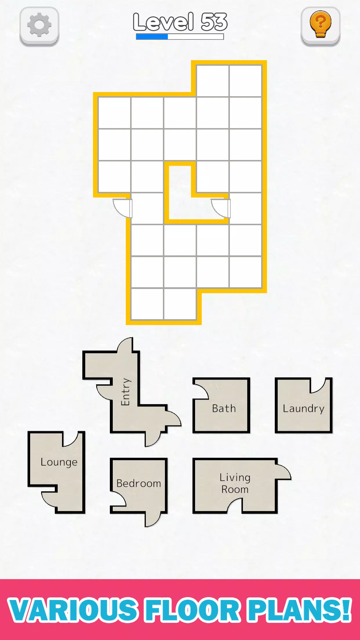 Room Sort - Floor Plan Game スクリーンショット 2