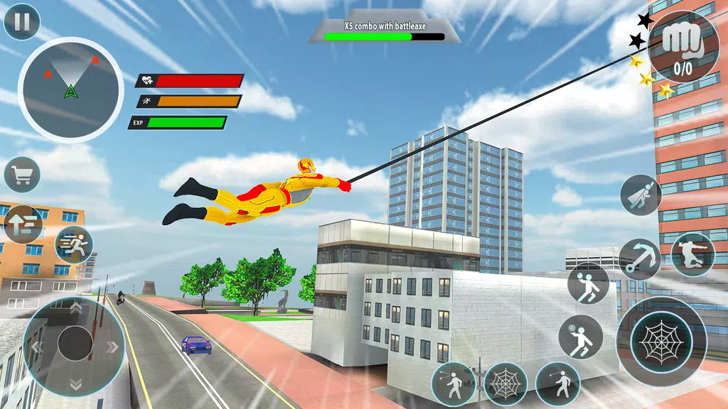 Police Robot Rope Hero Game 3d Ảnh chụp màn hình 2