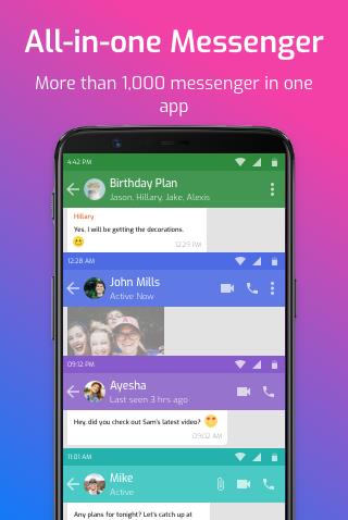 Messenger for Messages Lite 스크린샷 0