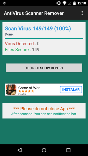 AntiVirus Scanner Remover Screenshot 2