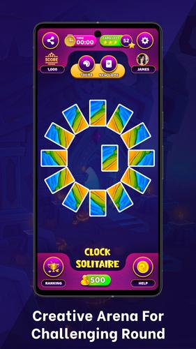 Clock Solitaire Скриншот 2