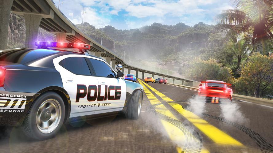 Police Car Chase: Police Games Captura de tela 1