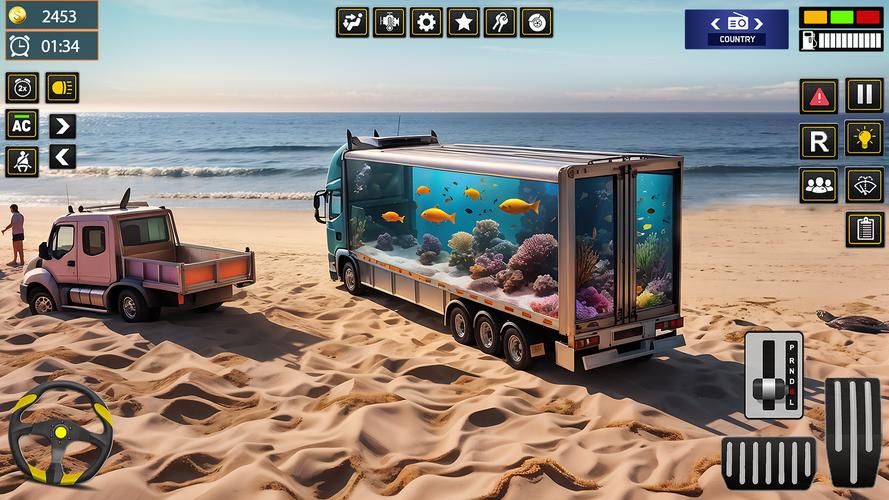Euro Transporter Truck Games स्क्रीनशॉट 2