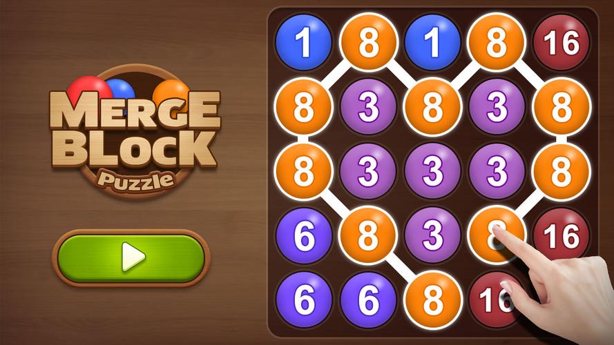 Merge bubble - Number game应用截图第0张