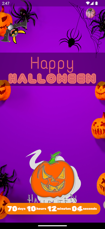 How long until Halloween? スクリーンショット 1