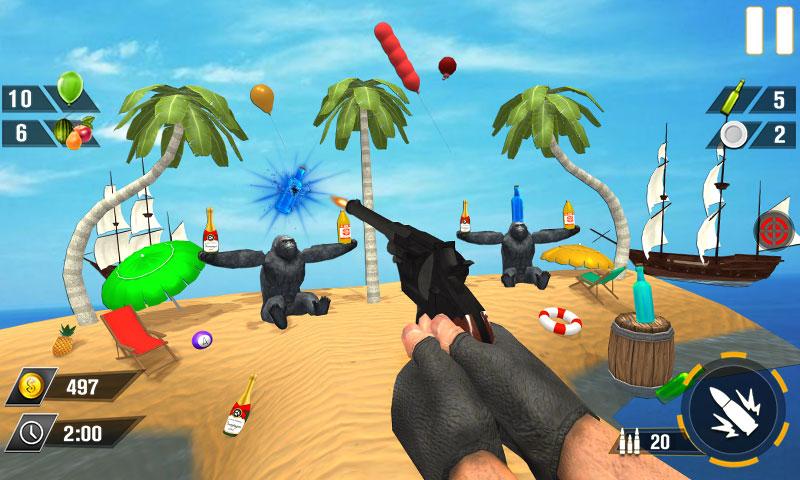 Bottle Gun Shooter Game Mod应用截图第0张