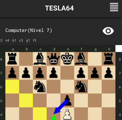 Tesla64 Chess 螢幕截圖 1