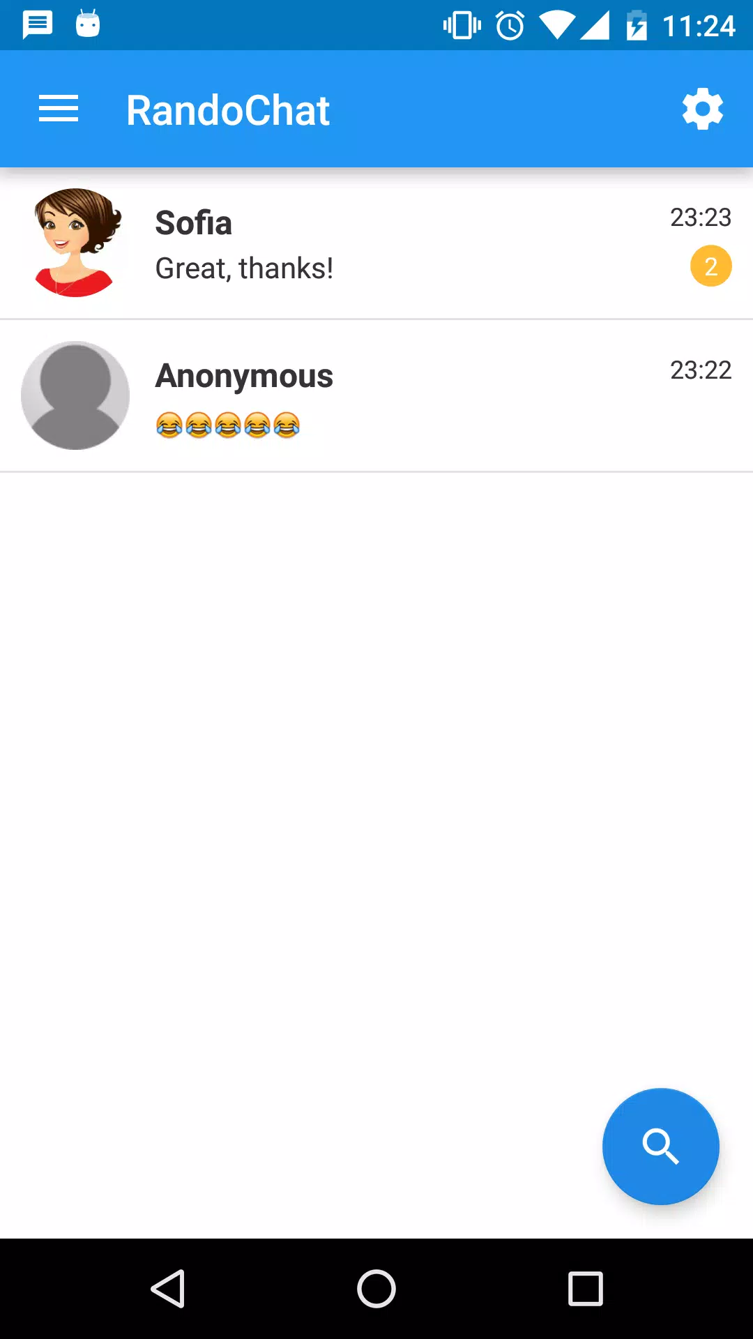 RandoChat - Chat roulette 螢幕截圖 1