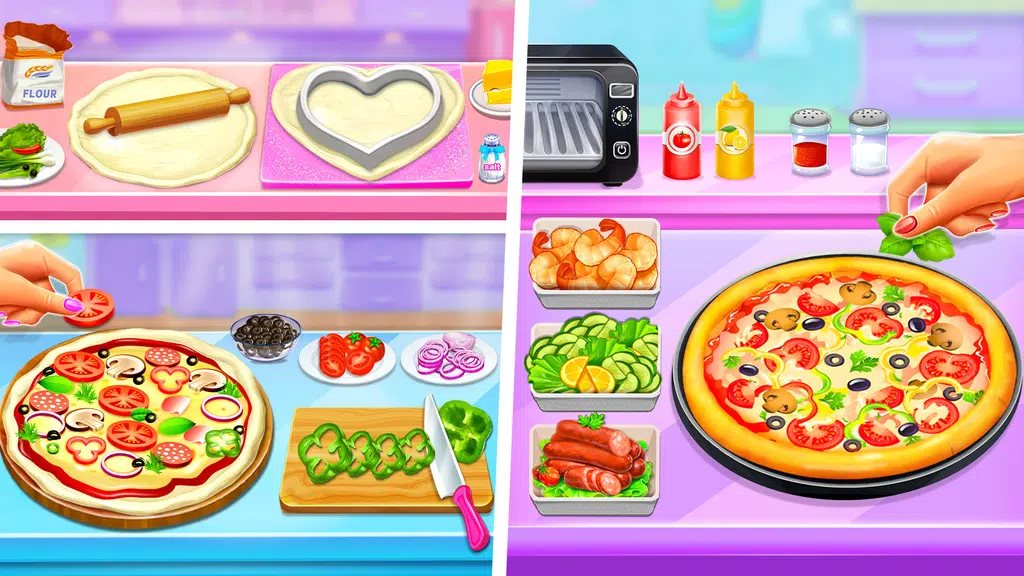 Pizza Maker Food Cooking Games Screenshot 0