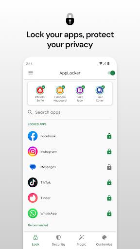 AI Locker: Hide & Lock any App Ekran Görüntüsü 0