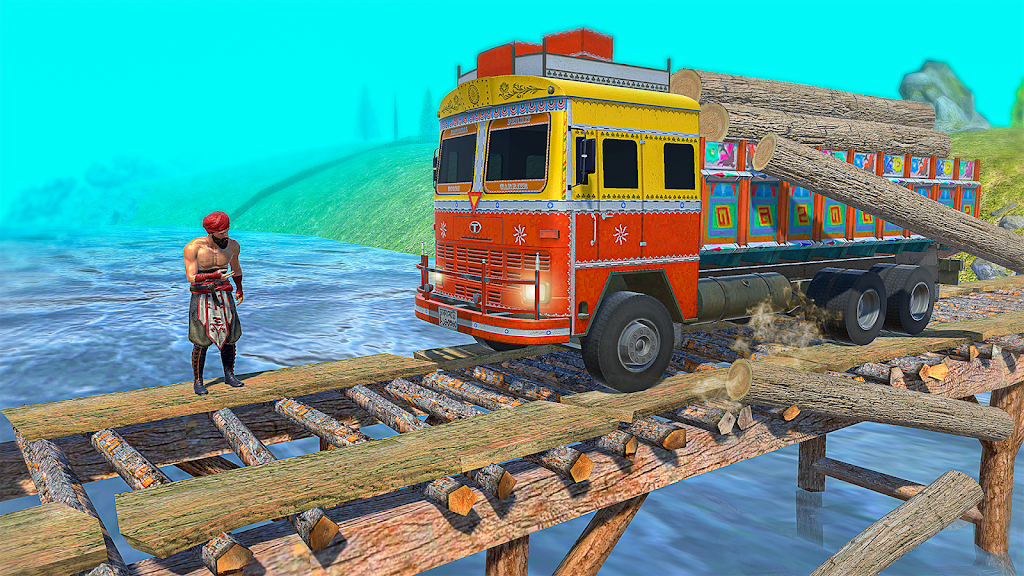 Offroad Indian Truck Simulator Tangkapan skrin 3