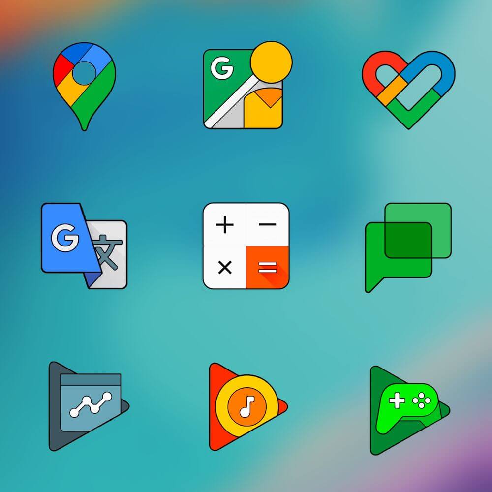 Oxigen HD - Icon Pack Mod Ảnh chụp màn hình 3