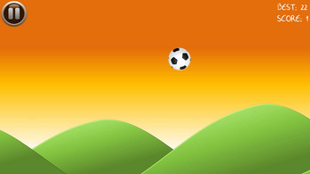 Soccer Ball Finger Juggling - flick the ball and score Screenshot 2