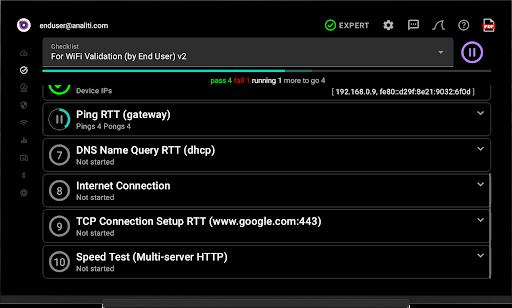 analiti - Speed Test WiFi Analyzer 螢幕截圖 3