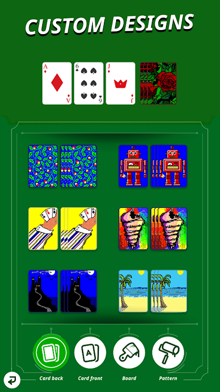Solitaire - 3 in 1 Card games Скриншот 2