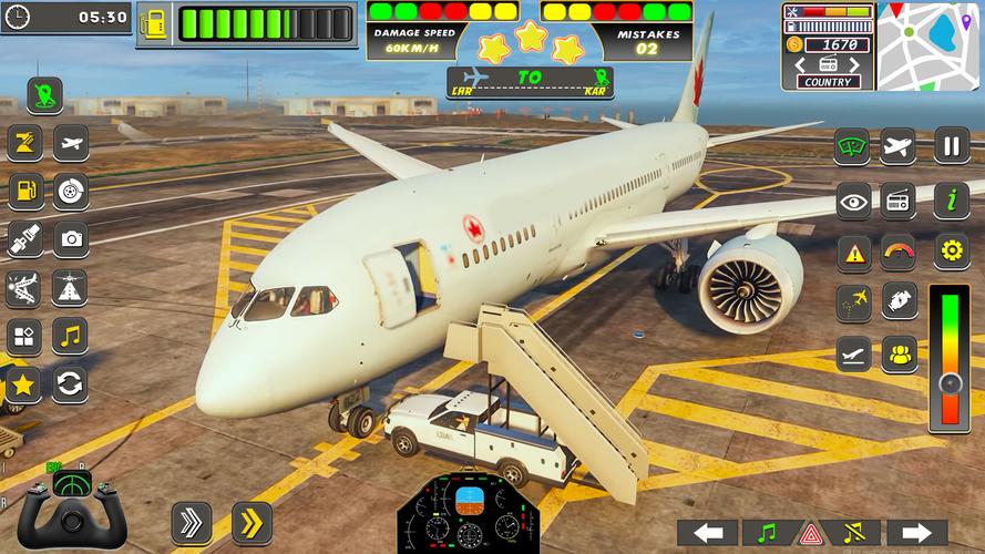 Real Flight Sim Airplane Games Captura de tela 2