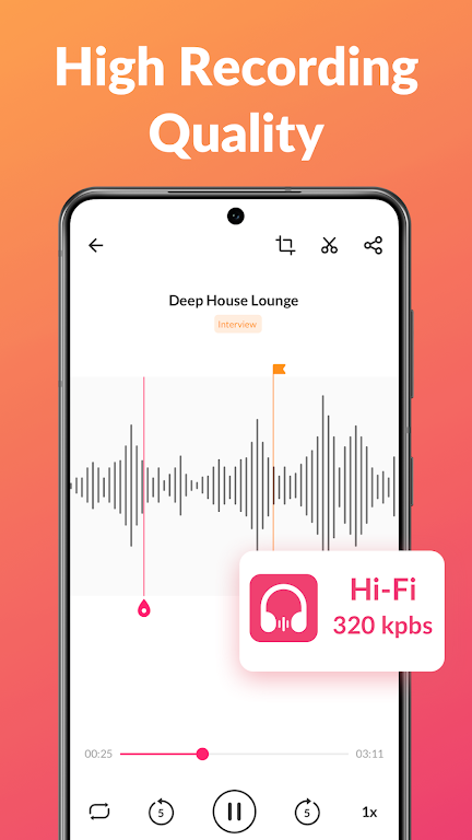 Voice Recorder & Voice Memos Mod Captura de pantalla 2
