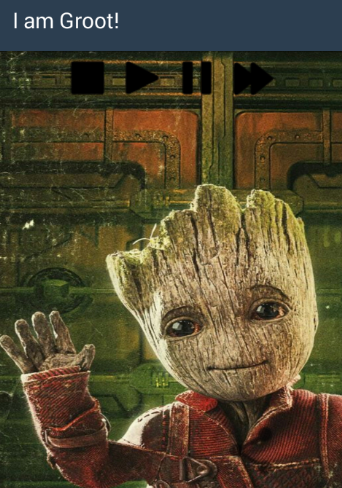 I am Groot Button 螢幕截圖 2