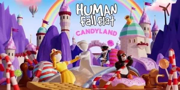 Candyland: новый уровень теперь доступен на Human Fall Flat Mobile