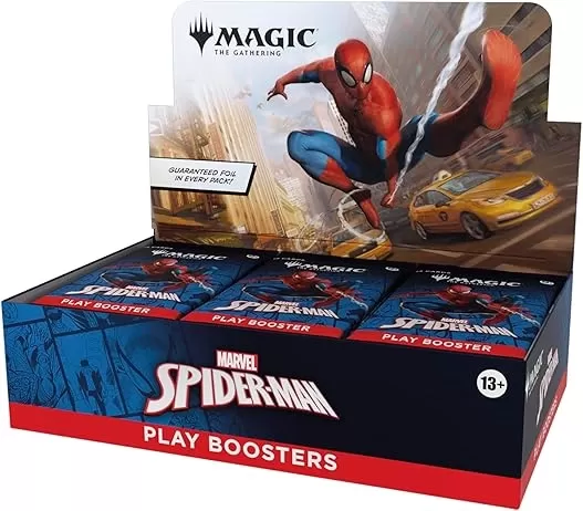 Ang Amazon ay nag-restocks ng Spider-Man Magic: Ang Mga Kahon ng Gathering Booster