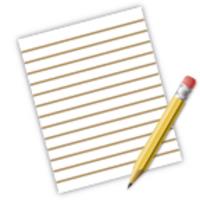 Notepad notes, memo, checklist