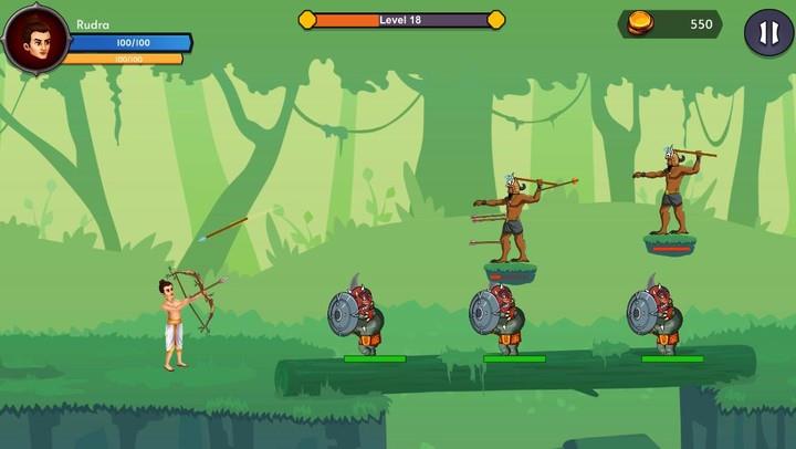 Little Archer - Indian War Gam Screenshot 1