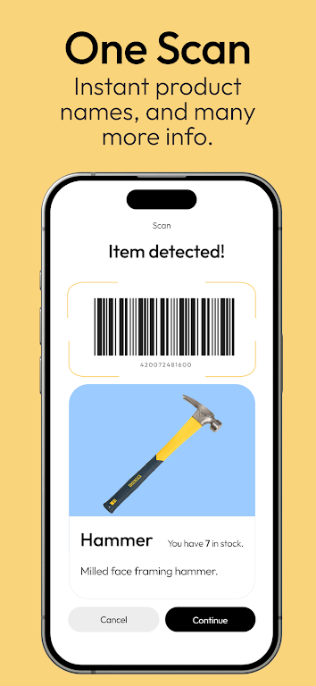 Amoa: easy scanner & inventory Captura de pantalla 0