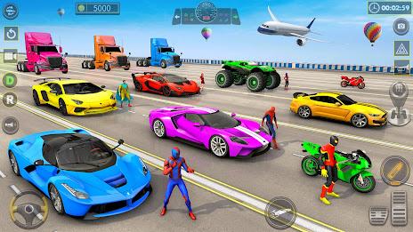 Superhero Car Stunt Game 3D 스크린샷 3