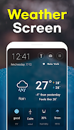 Weather Screen 2 - Forecast Tangkapan skrin 0