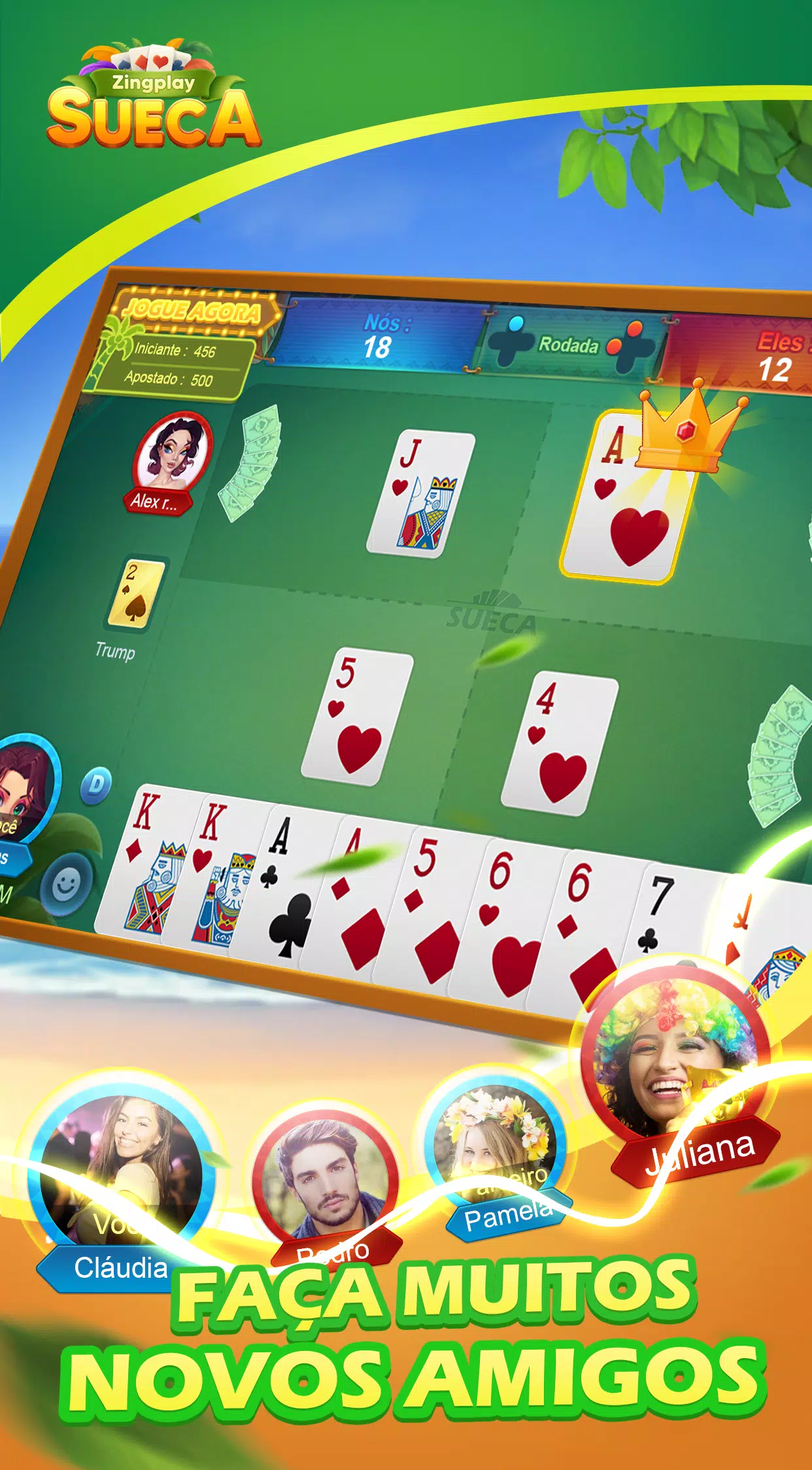 Sueca ZingPlay - Jogo de carta 螢幕截圖 1