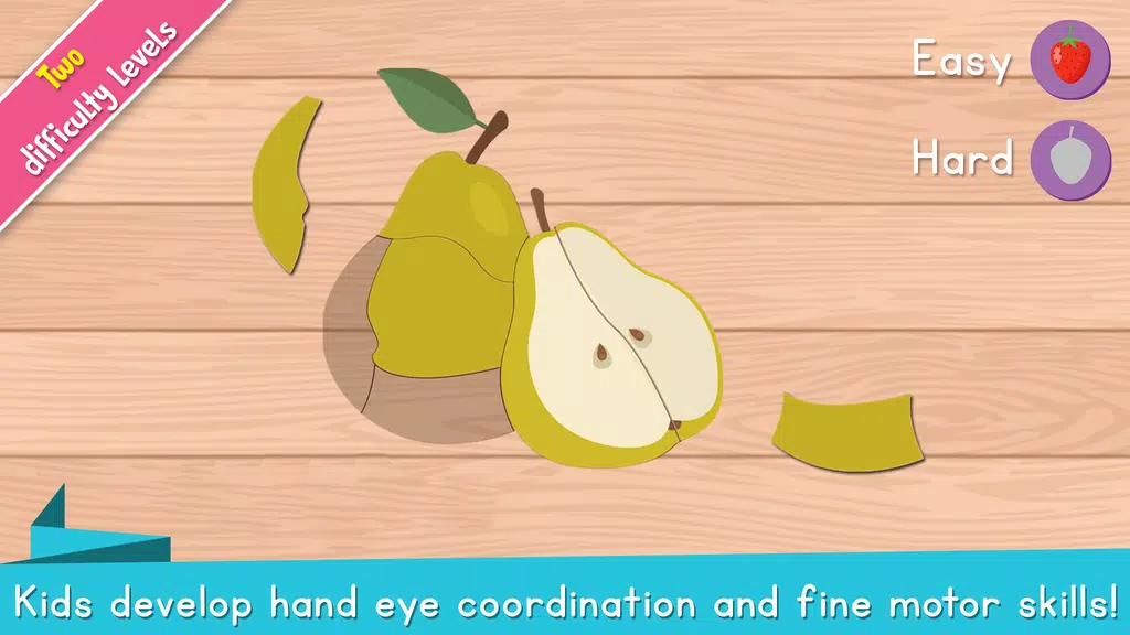 Food Puzzle for Kids 螢幕截圖 0
