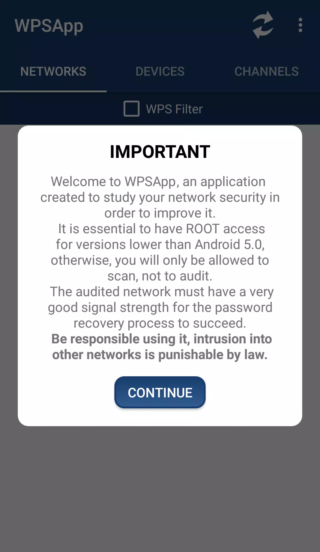WPSApp Schermafbeelding 1
