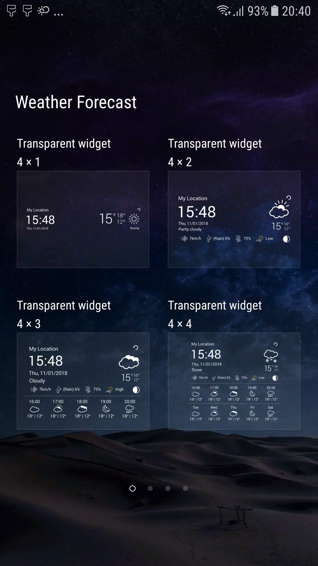 Weather Forecast 螢幕截圖 3