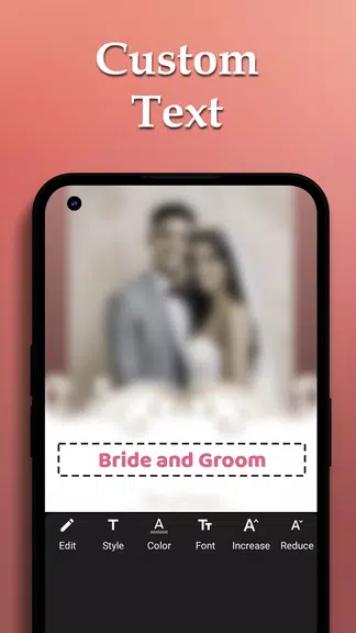 Custom Wedding Cards Maker स्क्रीनशॉट 1