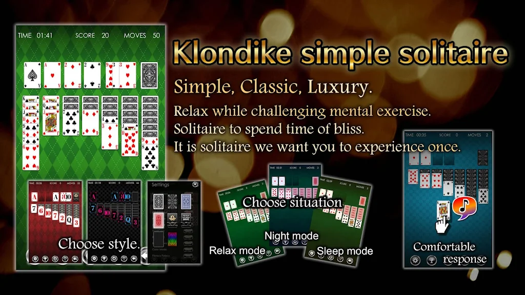 Solitaire Klondike HD Captura de pantalla 0