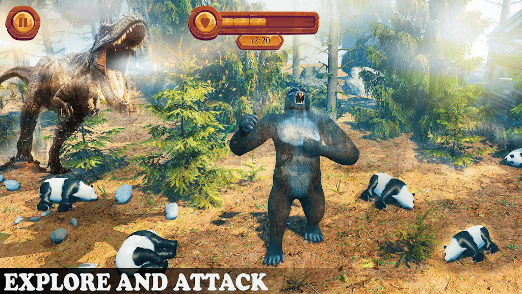 Wild Forest Gorilla Games Screenshot 3