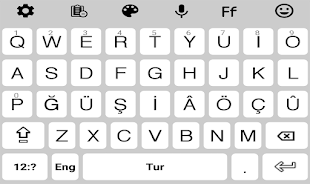 Turkish Language keyboard 202 Zrzut ekranu 0