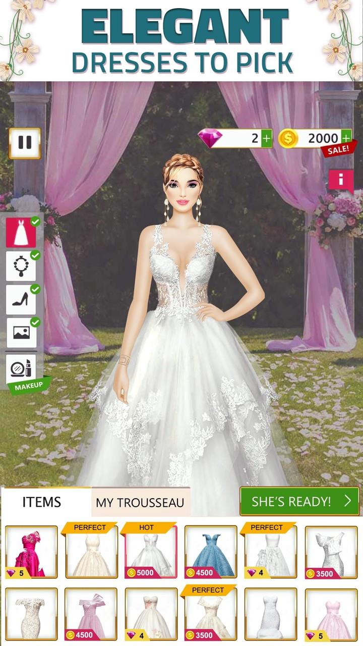 Hochzeitdesigner: Kleiddressup Screenshot 2