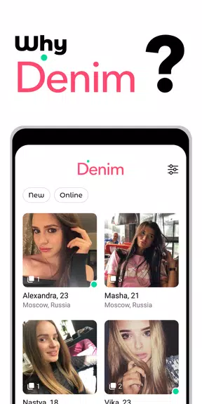 Denim - premium dating app スクリーンショット 0