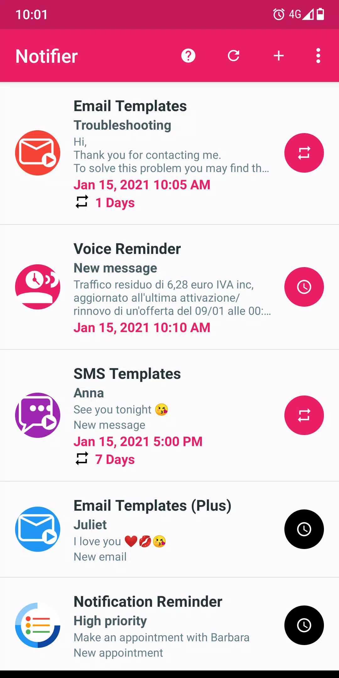 Fake Notifications Ảnh chụp màn hình 0