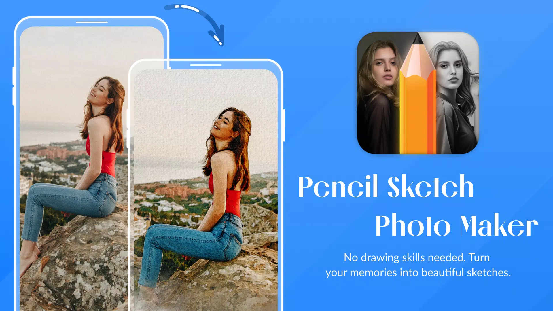 Pencil Sketch Photo Maker Ảnh chụp màn hình 3