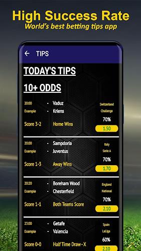 Pronostic Foot Capture d'écran 1