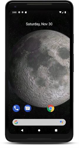 Moon 3D live wallpaper Screenshot 2