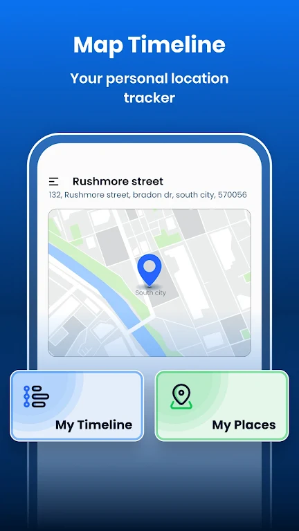 My Location Timeline on Map স্ক্রিনশট 2