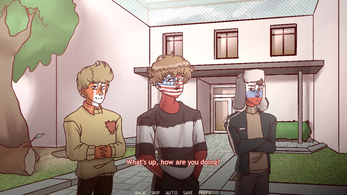 Countryhumans - Dating Sim v0.13 螢幕截圖 0