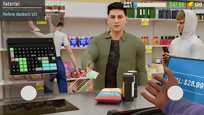 Supermarket Manager Simulator Schermafbeelding 0