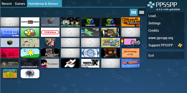 PPSSPP Gold Game Library