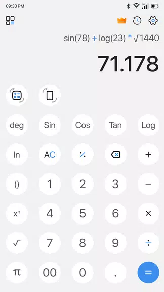 Simple Calculator for Android スクリーンショット 1