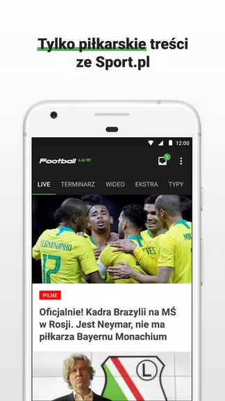 Football LIVE - wyniki na żywo应用截图第0张